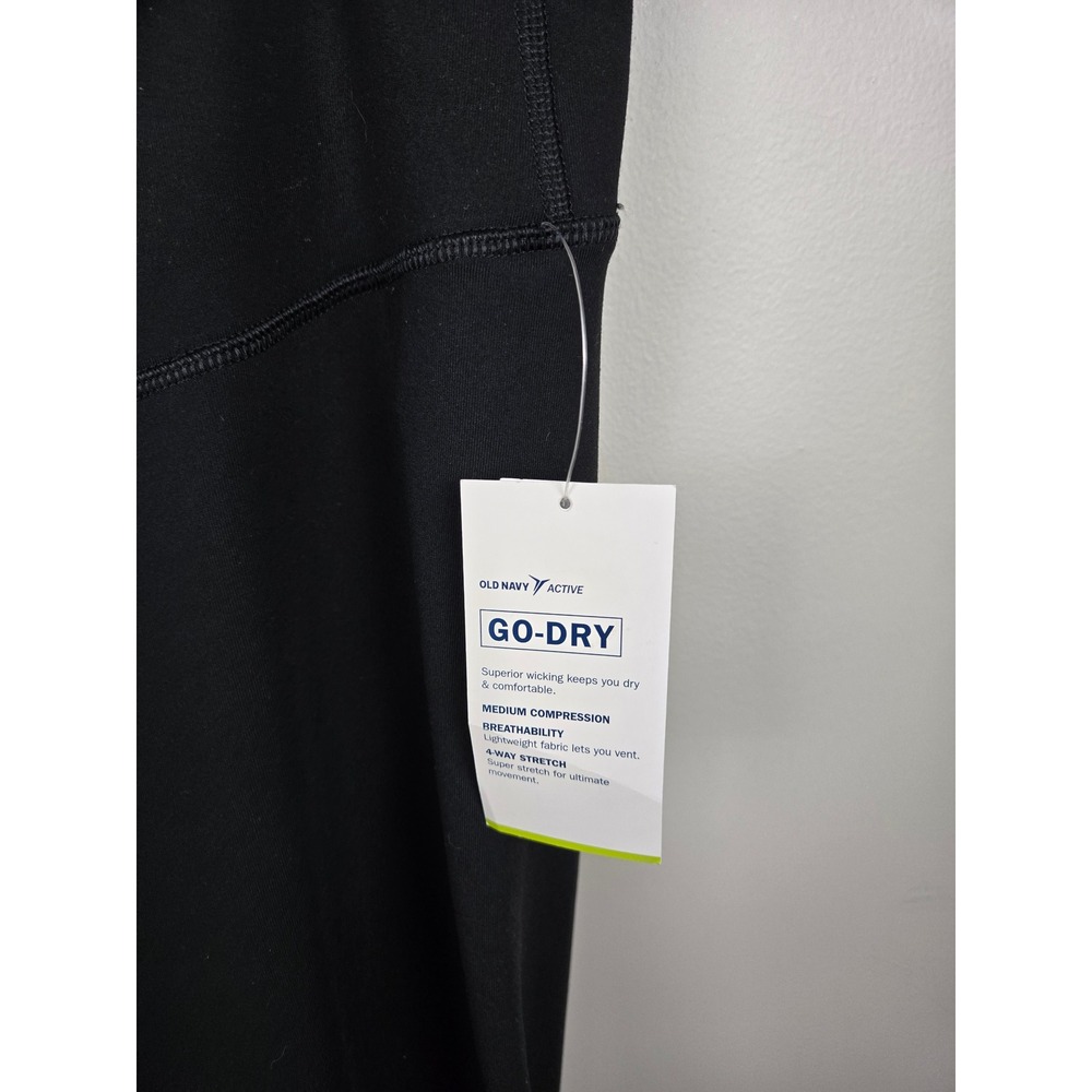 Old‎ Navy Active Elevate Go-Dry Leggings Black Plus 4X Medium Compression - Picture 7 of 9